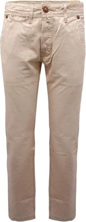Jacob Cohen Heren, Broeken, Beige, Maat: W30