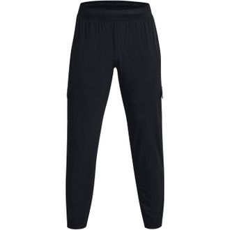 Under Armour Mens Stretch Woven Cargo Pants, (001) Black / / Pitch Gray, X-Small