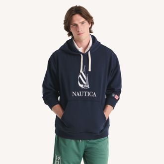 Nautica Mens Spinnaker Pullover Hoodie