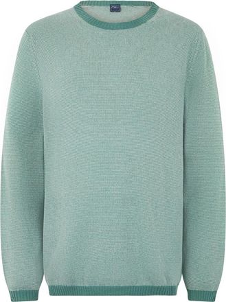 Fedeli Sweater - Heren - Cashmere truien - Groen - 3XL - Kasjmier - Truien & Vesten