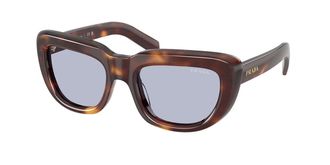 Prada PR D07SF Asian Fit 15W30X Womens Sunglasses Tortoiseshell Size 54