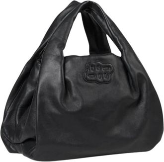Munthe Lix Bag - Dames - Handtassen - Zwart - ONE Size - Leer - Tassen