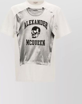 Alexander McQueen logo print cotton short-sleeve t-shirt