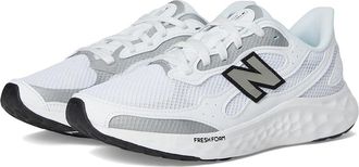 New Balance Fresh Foam Arishi v4 Womens Shoes White/Silver Metallic : 12 B - Medium, Textile/Synthetic