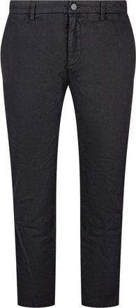 Department Five Black Slim Chino Trousers