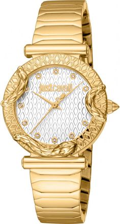 Just Cavalli Womens JC1L234M0225 Ladies Animalier Watch - Gold - One Size