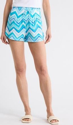 M Missoni Drawstring Shorts in Blue Tones And White at Nordstrom Rack, Size X-Small