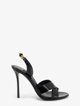 Dolce & Gabbana Sandali Keira in pelle di vitello lucida - DOLCE & GABBANA - gender_Woman