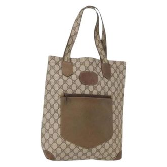 Gucci Pre-owned Vintage Tote Bag - Dames - Vintage Shopper - Beige - ONE Size - Vintage