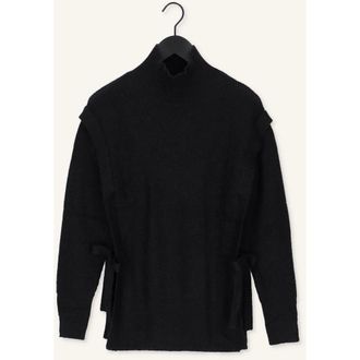 Bruuns Bazaar Parisa Carmel Sweater - Dames - Coltruien - Zwart - M - Wol - Truien & Vesten