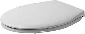 Duravit Duraplus WC-zitting 38.2x32.6x5cm Kunststof wit Glanzend