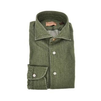 Borriello Denim effect cotton shirt Man 39