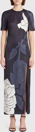 Victoria Beckham Abito midi Victoria Victoria Beckham in viscosa stampata