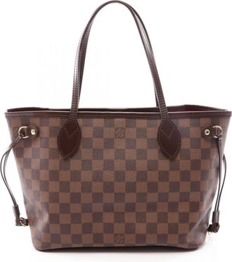 Louis Vuitton Brown Ebene Coated Canvas Pvc Damier Canvas Leather Handbag Tote Bag (Pre-Owned)