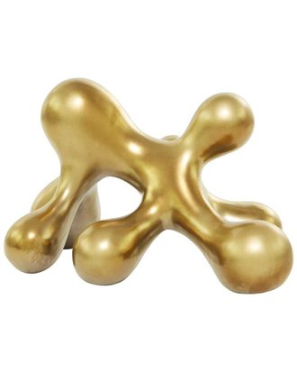 CosmoLiving by Cosmopolitan Cosmoliving By Cosmopolitan Abstract Porcelain Molecule Sculpture