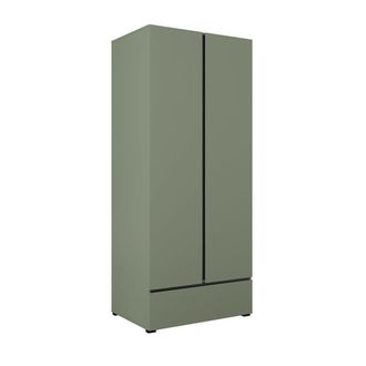 Petits Meubles Armario 2 puertas 1 caj&oacute;n paneles laminados verde
