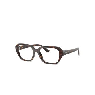Ray-Ban Glasses, unisex, Brown, Size: 53 MM Rb7258 8320 Eyeglasses