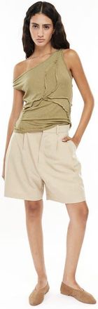 Mother of All Papper Off Shoulder Top in Green at Nordstrom, Size X-Small Eu