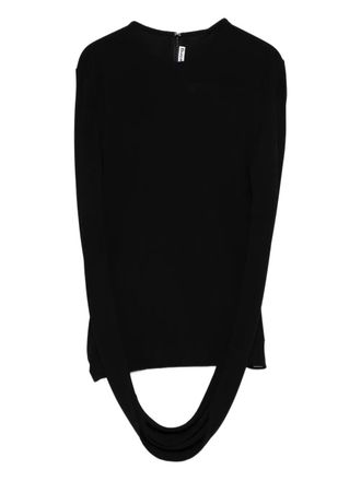 Alexander Wang draped blouse - Black