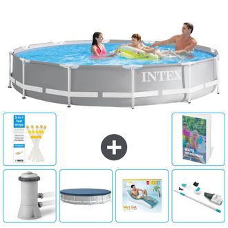 Intex Piscina Prism Frame Redonda - 366x76 Cm - 7-piezas S236