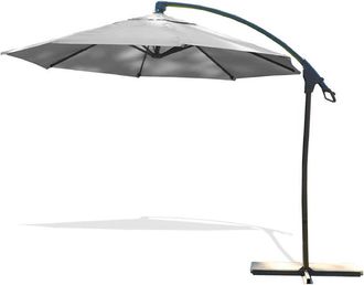 DCB Garden Dcb Garden - malaga - Sombrilla con pie excéntrico de acero y lona