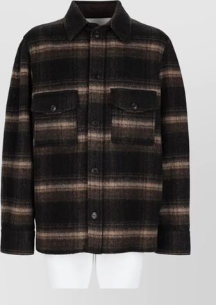 Isabel Marant checked wool overshirt