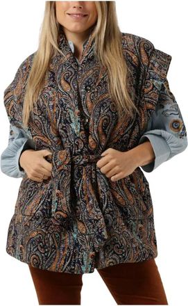 Antik Batik Elvis Biggilet - Dames - Bodywarmers - Veelkleurig - Xs/S - Katoen - Jassen