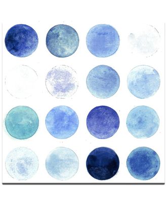 Ready2HangArt Ready2hangart Blue Moons I Wrapped Canvas Wall Art By Norman Wyatt