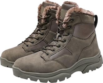 Generic cardigans for women uk sale 2 pound items Mens Winter Boots Waterproof Warm Snow Boots Non-Slip Outdoor Trekking Shoes High Top Triners Lace Up Safety