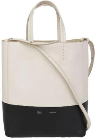 Celine Pre-owned Tote Bags, female, Multicolor, Size: ONE SIZE Pre-owned Vertical Cabas Small Tote Shoulder Bag