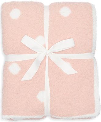 Nordstrom Rack Polka Dot Butter Throw Blanket in Pink Sepia at Nordstrom Rack