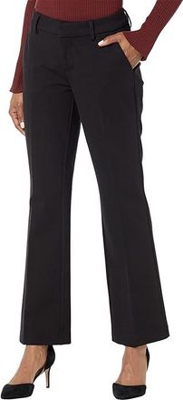 Liverpool L.A. Petite Kelsey Knit Flare Trousers 29 Womens Casual Pants Black : 10P 29, Spandex/Rayon/Nylon