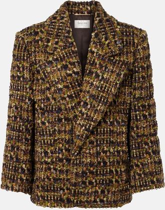 Saint Laurent Wool-blend tweed jacket
