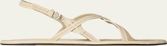 The Row Malick Strappy Leather Sandals