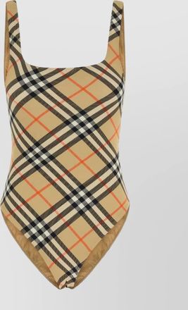 Burberry checked swimsuit