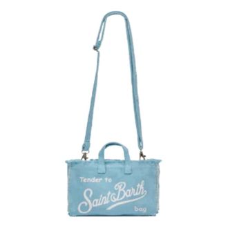 Saint Barth Handbags, female, Blue, Size: ONE SIZE Phone Bag