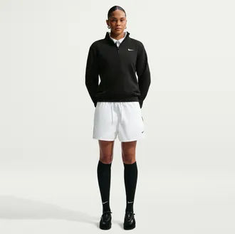 Nike Womens Nike Sportswear Loose Mid-Rise Shorts in White | IM8189-100