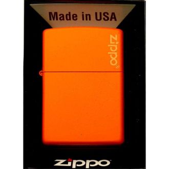 OEM Encendedor Zippo Naranja Mate Con Logotipo 60001268