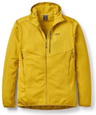 RAB Ascendor Hoody Fleecejacke f&uuml;r Herren | gelb