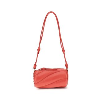 Fiorucci Tassen, Dames, Oranje, ONE Size, Leer, Mella Mini Schoudertas