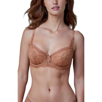 Skarlett Blue Minx Lace Balconette Bra in Gleam at Nordstrom, Size 38Dd