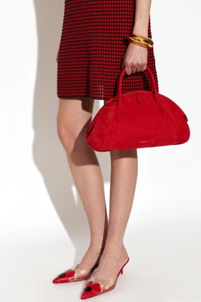 Alaia Leather Bag, Womens, Red