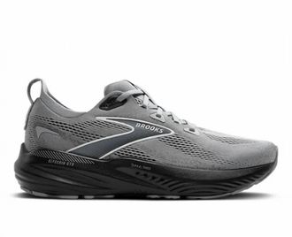 Brooks Mens Glycerin Gts 22 Running Shoe In Primer Gray/ebony/bluewash