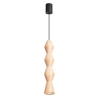Sollux Lighting L&aacute;mpara colgantes madera natural madera - haya alt. 200 cm