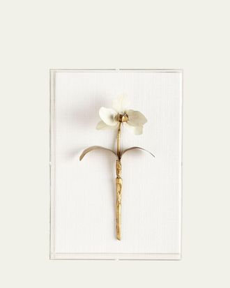 Tommy Mitchell Original Gilded Orchid 1 Study on Linen
