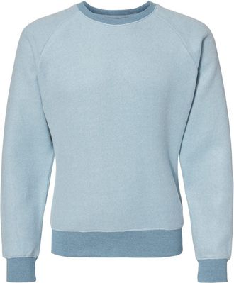 J. America Mens Flip Side Fleece Crewneck Sweatshirt