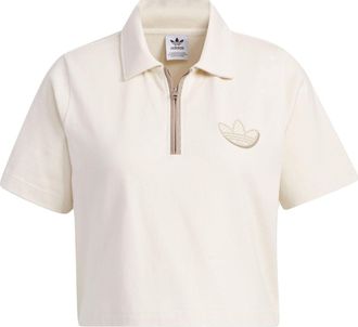 adidas (WMNS) adidas originals Sportswear Polo Shirt Beige IN1034