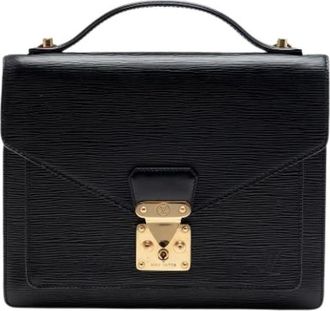 Louis Vuitton Pre-owned Monceau Handbag - - Pre-owned - Donna - Nero - ONE SIZE