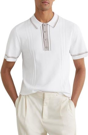 Reiss Rothwell Polo in Off White at Nordstrom, Size Medium