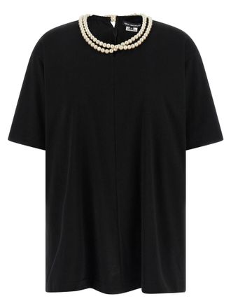 Junya Watanabe Womens Pearl Necklace T-Shirt